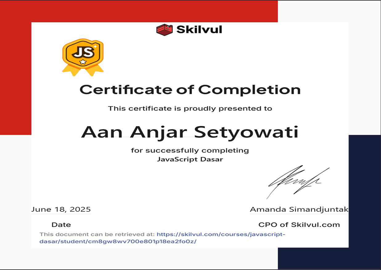 JavaScript Dasar (Gold)